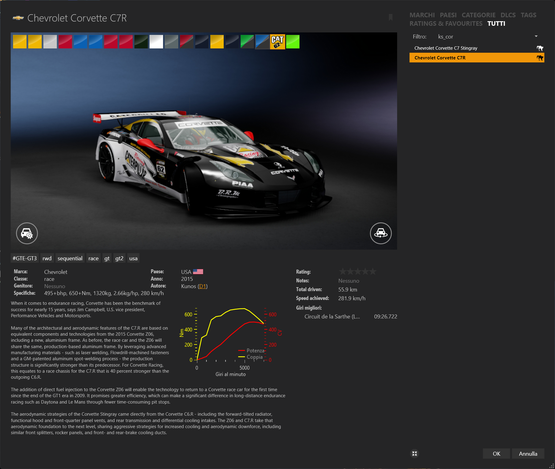 Skin in Assetto Corsa